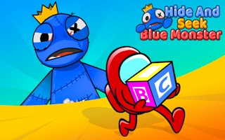 Image Hide And Seek Blue Monster