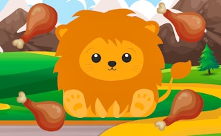 Image Hungry Lion